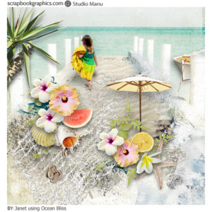 Ocean Bliss – Digital Scrapbooking