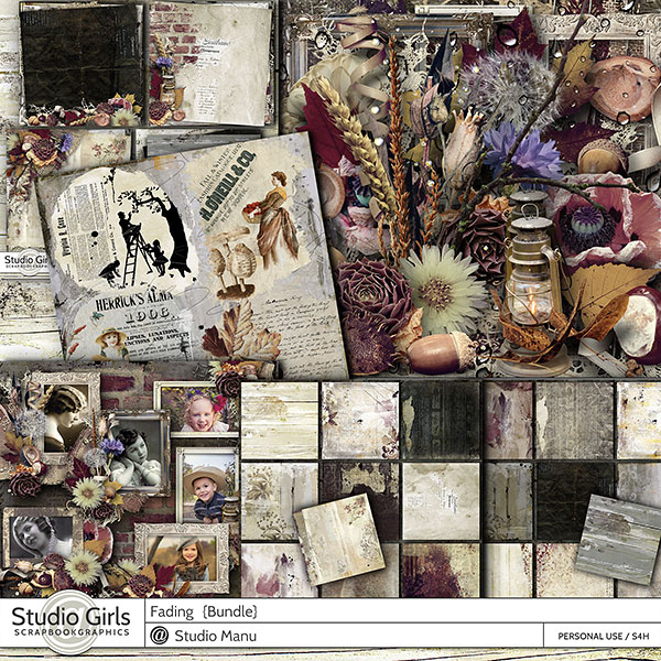 Fading Autumn Scrapbook Collection