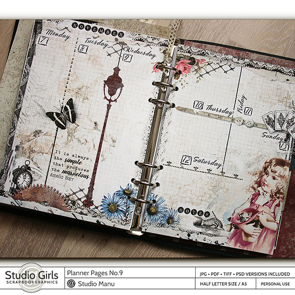 Printable planner pages week 1