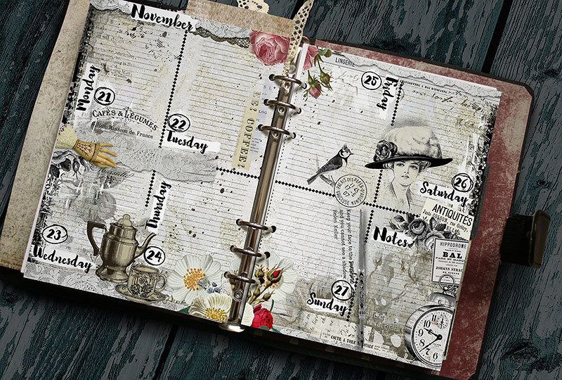 New Printable Planner Pages arrived – Digital Scrapbooking