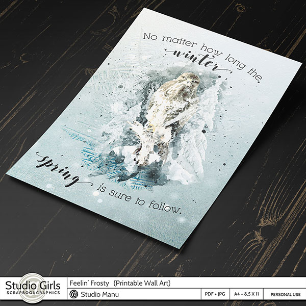 Winter Wall Art Printable