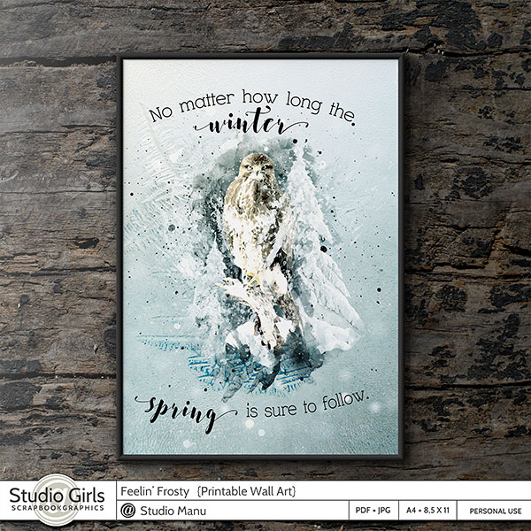 Winter Wall Art Printable