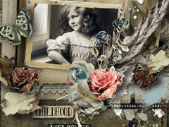 Digital Scrapbooking Collection: Snapshots From The Past