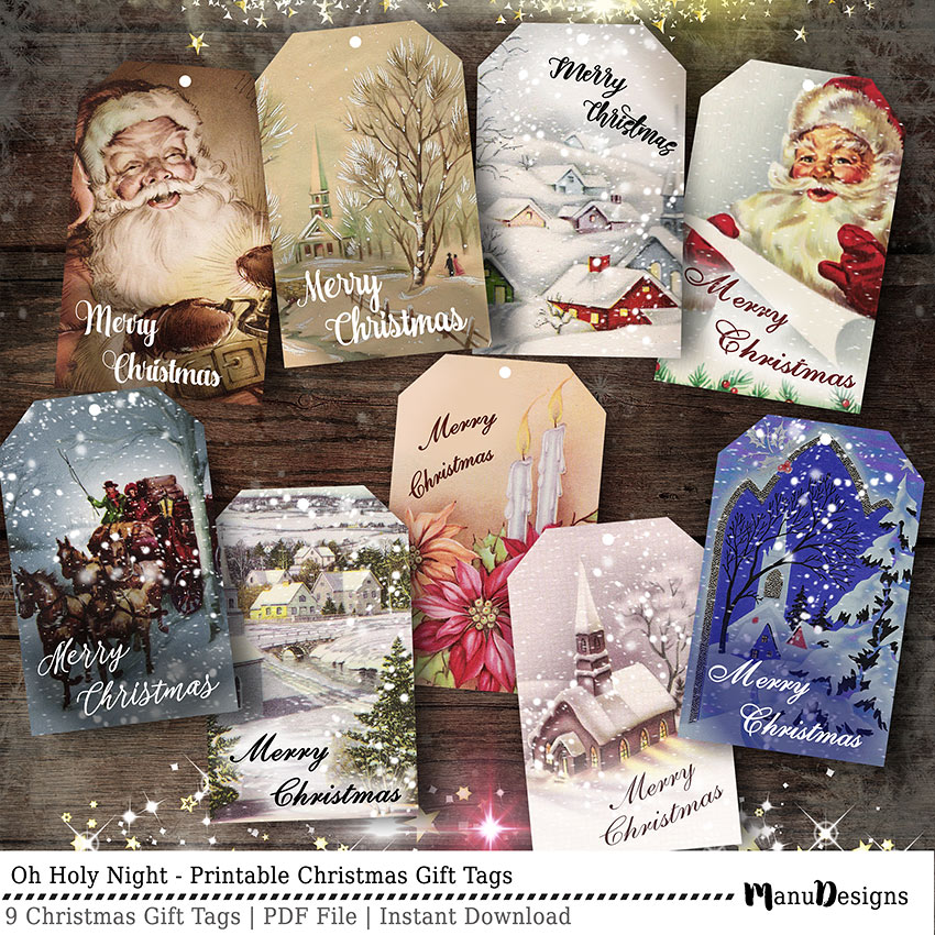 printable christmas gift tags