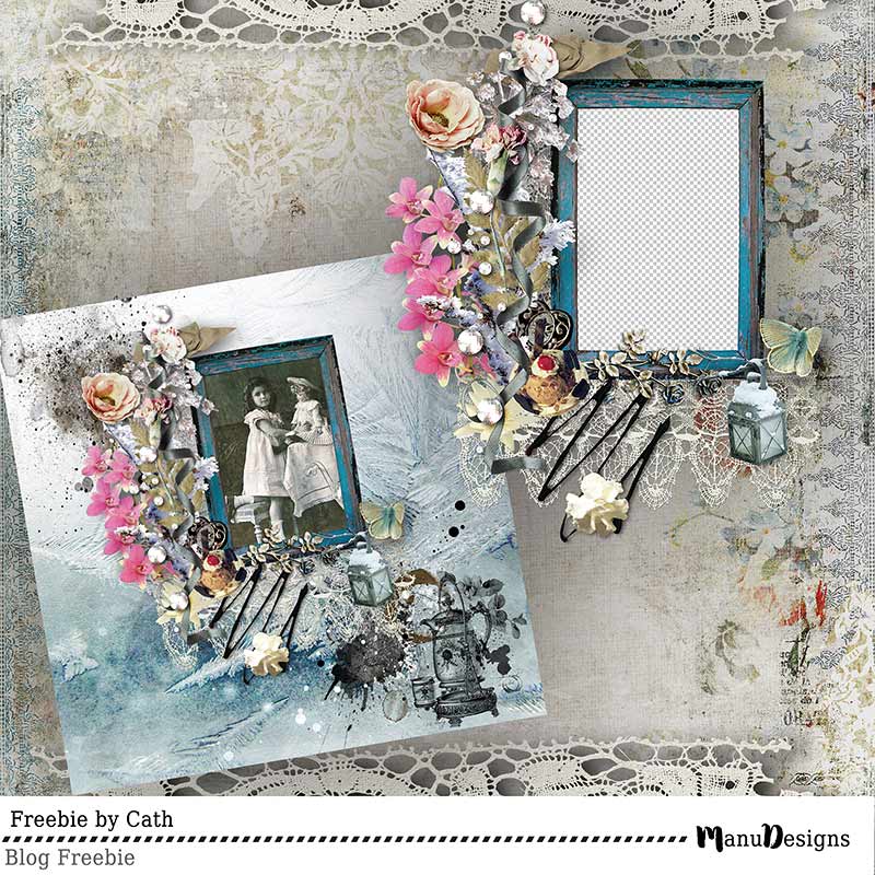 Cluster Frame Freebie by Cath