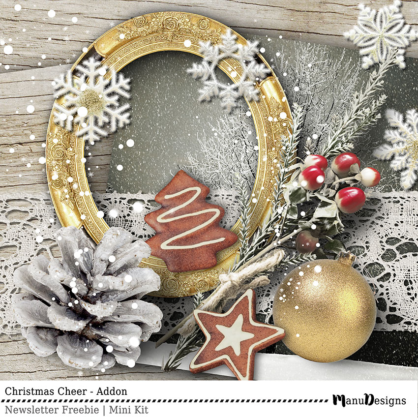 Christmas Scrapbook Freebie Mini Kit