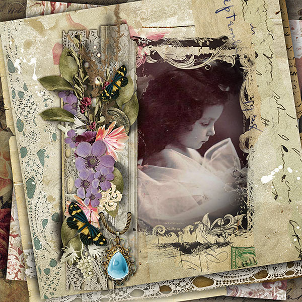 scrapbook inspiration layout