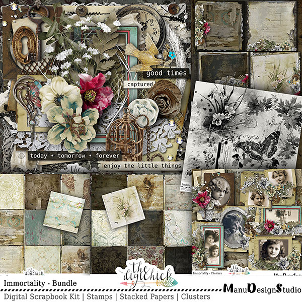 Immortality - Vintage Scrapbook Collection