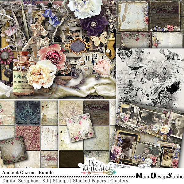 Vintage Digital Scrapbook Collection