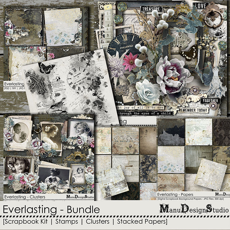 Vintage Digital Scrapbook Collection