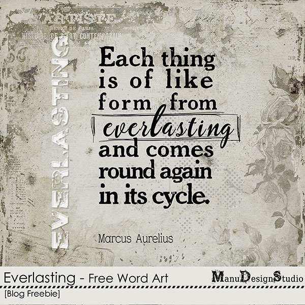 Everlasting Word Art Freebie