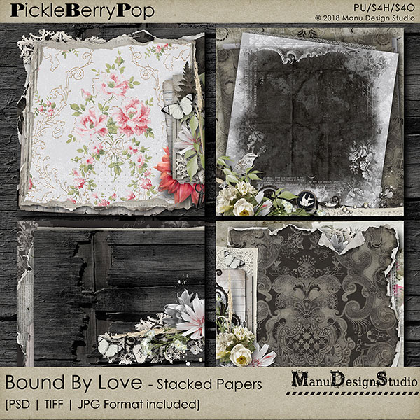 Bound By Love Stacked Papers