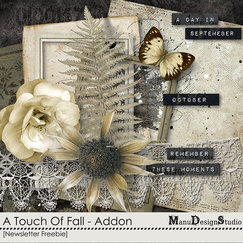 Fall / Autumn Mini Kit - Scrapbook Freebie