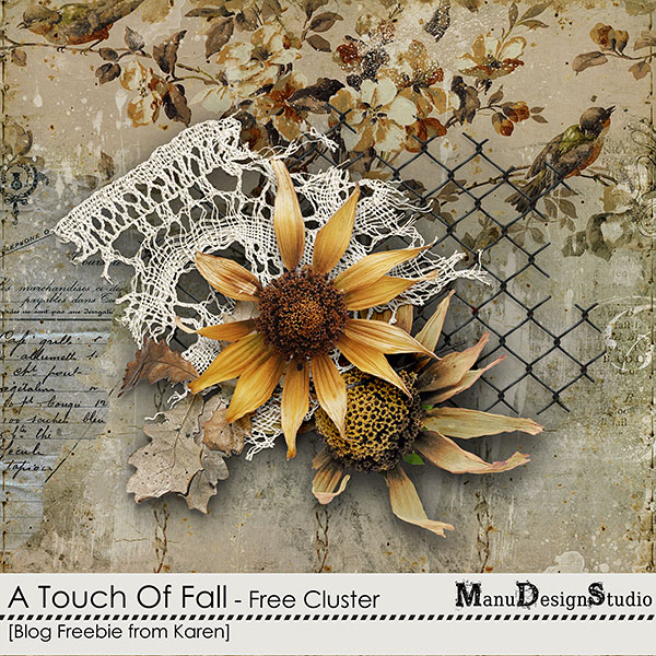 Cluster Freebie from Karen A Touch Of fall