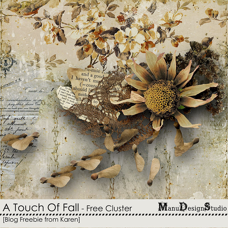 Cluster Freebie from Karen A Touch Of fall