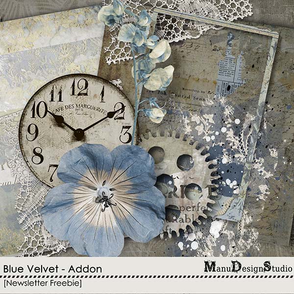 Blue Velvet Mini Kit Freebie