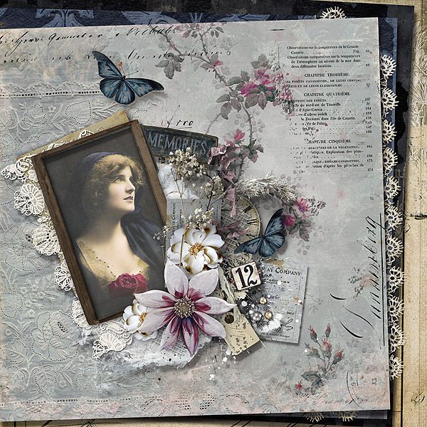 scrapbook inspiration layout