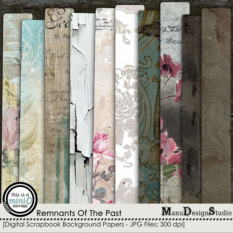 Remnants Of The Past - Vintage Scrapbook Papers