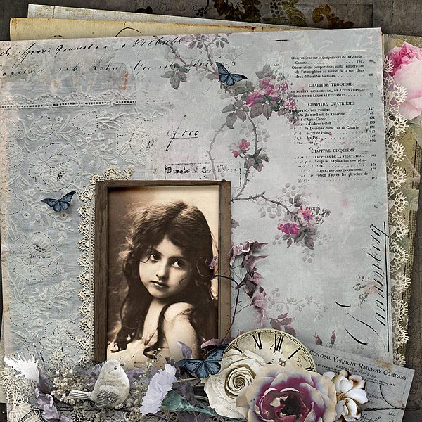 scrapbook inspiration layout