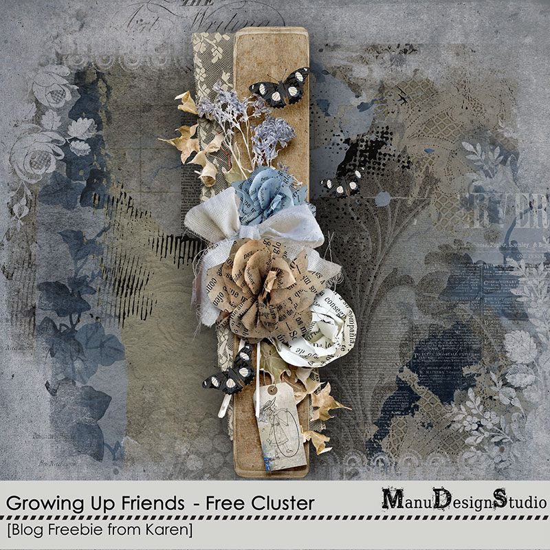 Growing Up Friends – Digital Scrapbooking