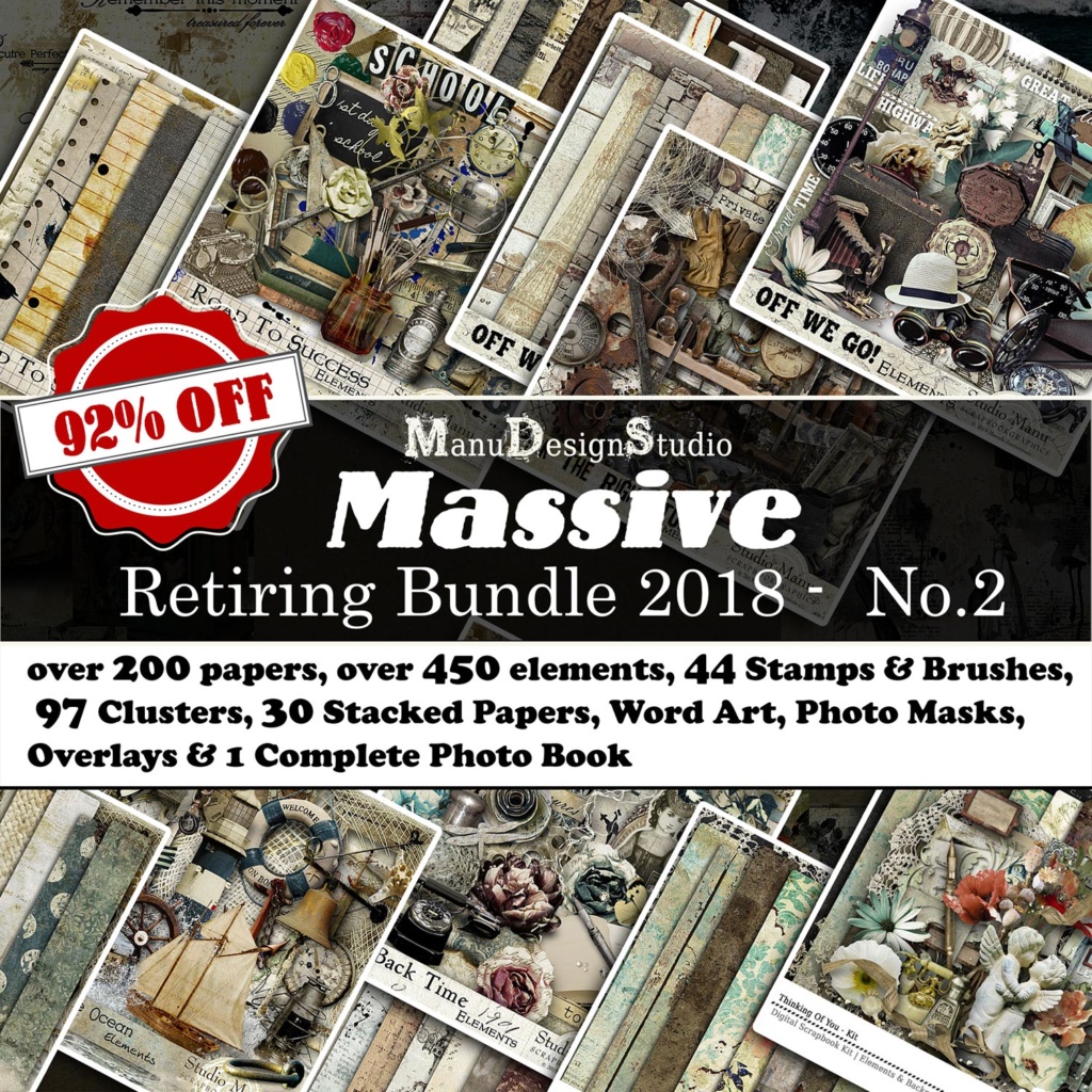 Massive Graphics Scrapbook Retiring Bundle